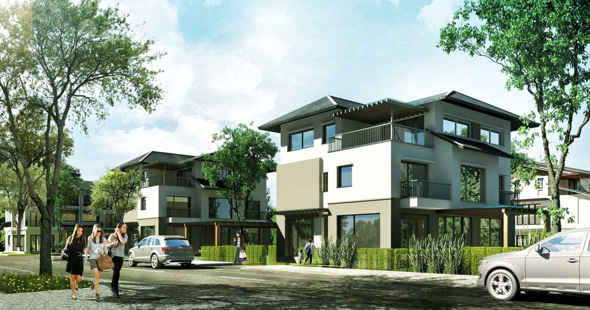 Vị trí biệt thự song lập
