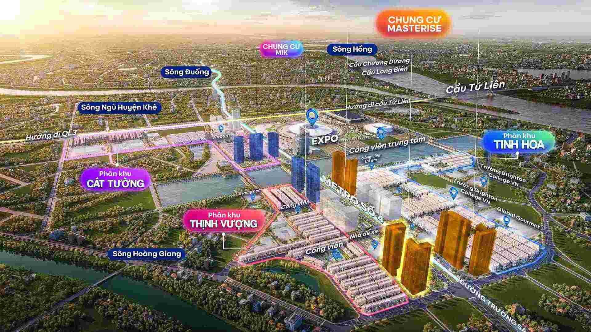 Vị trí vinhomes cổ loa