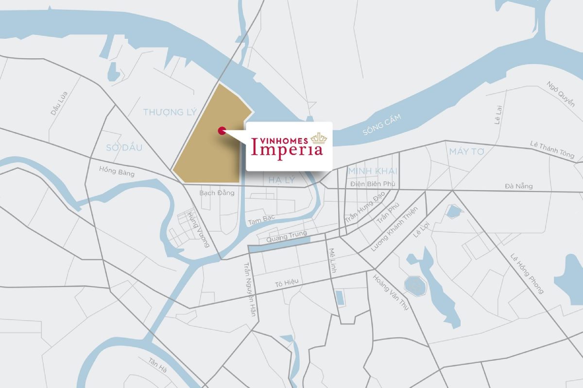 VỊ trí Vinhomes Imperia Hải Phòng