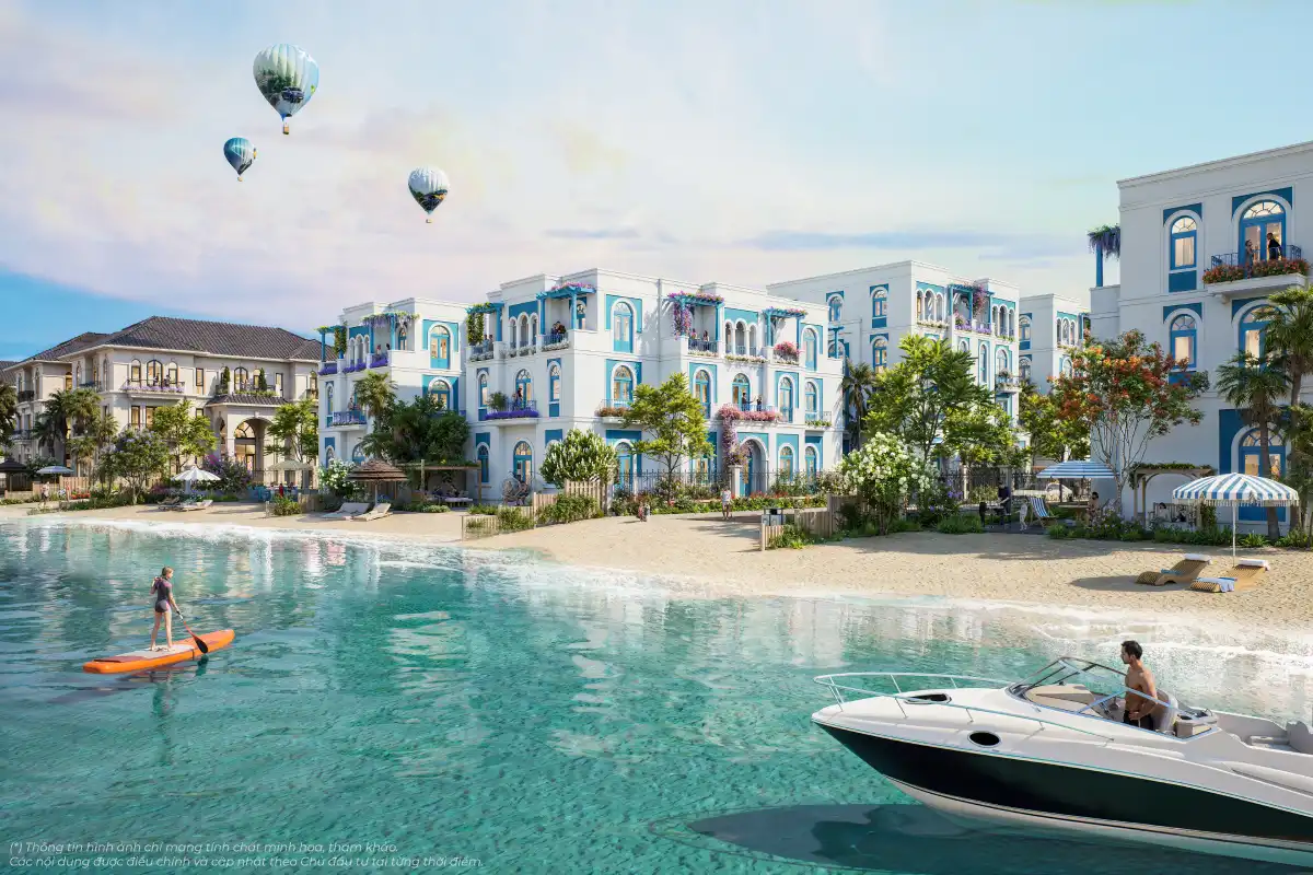 Biệt thự đơn lập biển phong cách Miami tại Vịnh Bình Minh