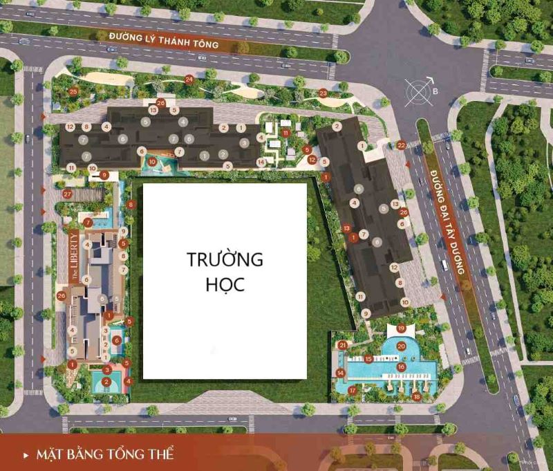 Tiện ích chung cư Masteri Lakeside 