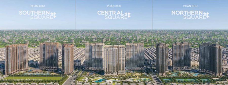 3 phân khu của Masteri Trinity Square