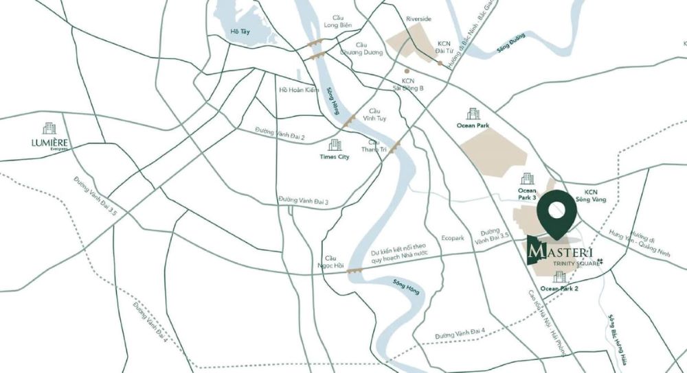 Vị trí Masteri Trinity Square