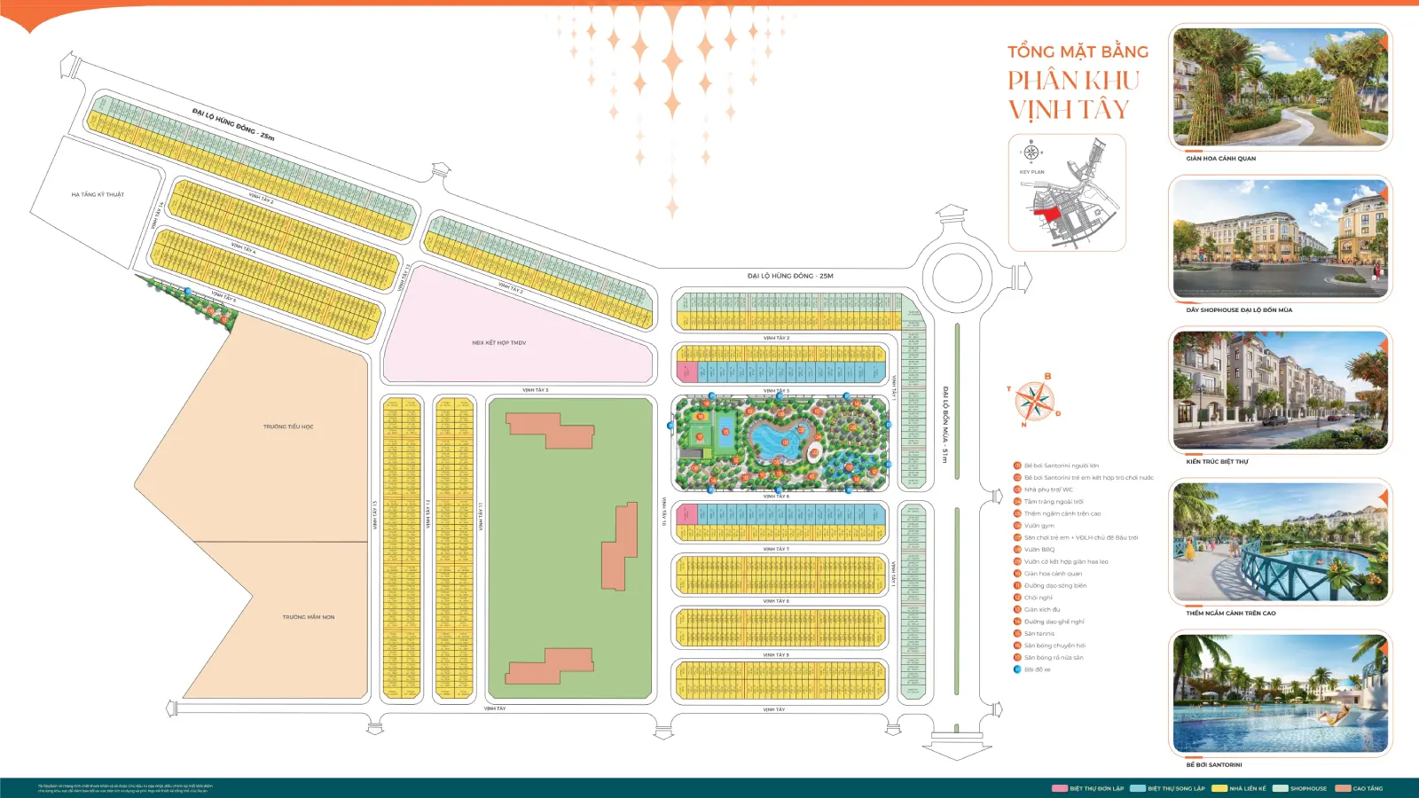 Mặt bằng phân khu VỊnh Tây Vinhomes Ocean Park 3