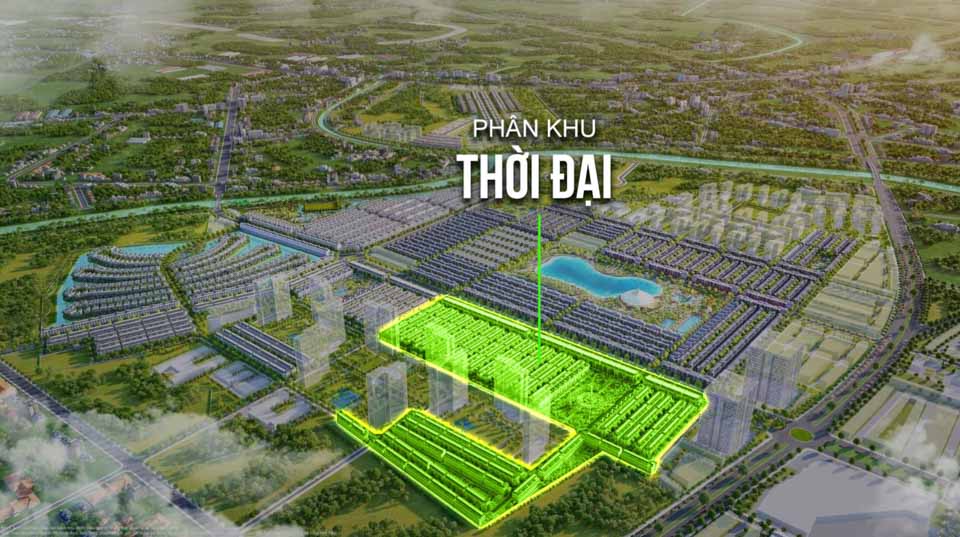 Vị trí phân khu Thời Đại Vinhomes Ocean Park 3