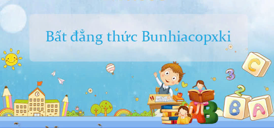 Bất đẳng thức bunhiacopxki