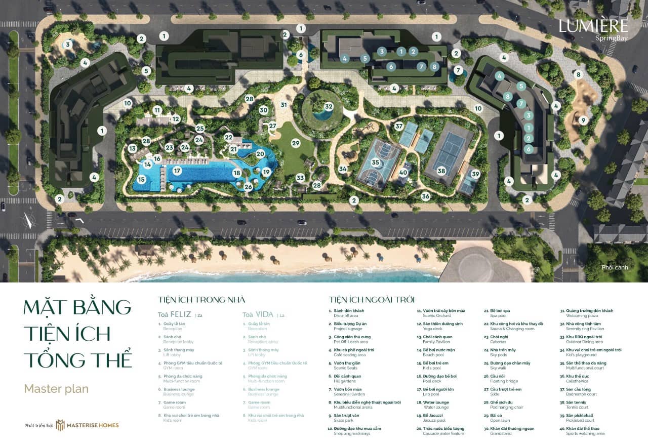 Bán chung cư Vinhomes Ocean Park Lumiere Spring Bay