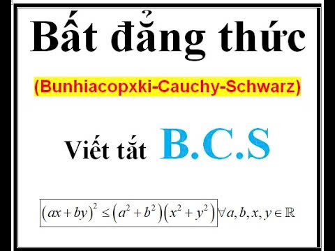 Bất đẳng thức bunhiacopxki