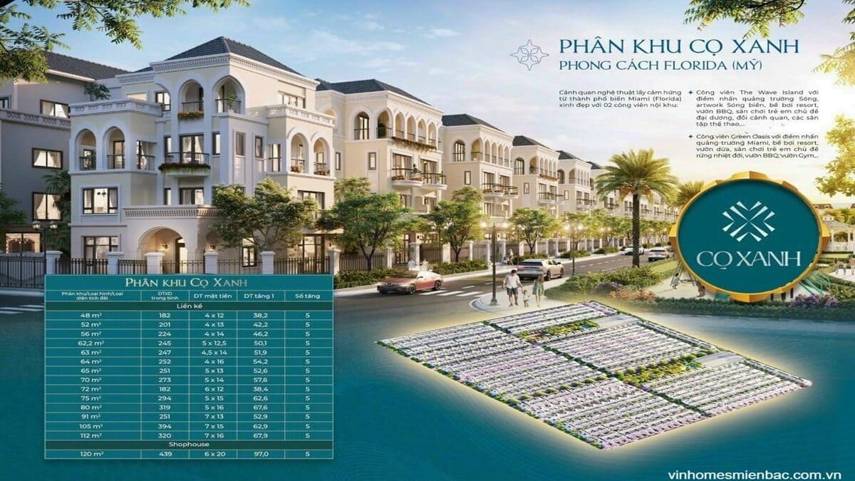 PHÂN KHU CỌ XANH - VINHOMES OCEAN PARK 2