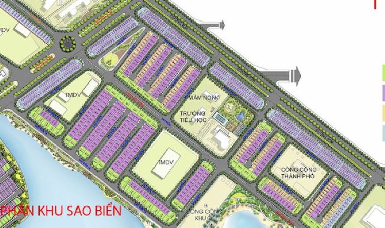 Mặt bằng biệt thự Vinhomes Ocean Park